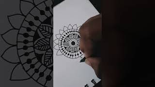 Still imperfect but keep trying is the only key Learning Mandala art beginners mandala [upl. by Cherye]