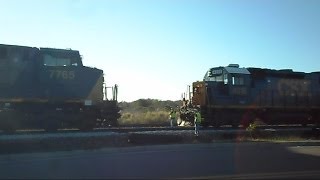 CSX Power Move Locomotives Hook Up In Sets To Move Train [upl. by Mikael]