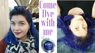 Come Dye With Me  Iroiro Vegan Violet Hair Dye [upl. by Cirderf697]