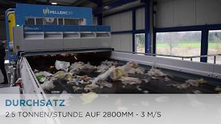 Demo  Pellenc ST LDPE Post Consumer Film Sortierung [upl. by Ahsinahs789]