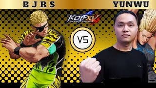 KOF XV B J R S JoeRamonHeidern Vs YunWu Main Team kofxv Best Fights 1 Ramon [upl. by Llesram842]