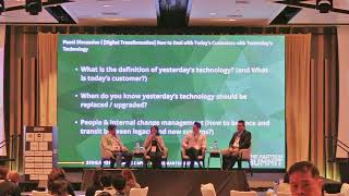 Discussion on Digital Transformation How to Deal with Today’s Customers with Yesterday’s Technology [upl. by Loughlin]