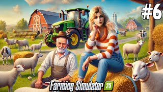 Another day on the FARM 👉 Working for Grandpa in FS25 6 [upl. by Yentrac240]