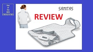 SANITAS back neck heating pad SHK 29 REVIEW [upl. by Nerti203]