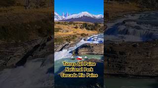 Torres del Paine 🇨🇱 National Park  Cascada Rio Paine Waterfalls Paine River  Chile South America [upl. by Ecire]