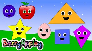 Shapes Song for Kids  Learn Shapes  Hide and Seek  Part 1 [upl. by Tisman]