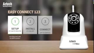 Aztech IP camera wireless connection [upl. by Etsyrk]