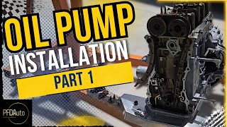 190E K Swap Project Installing a Type S Oil Pump  The Challenges [upl. by Sutherlan]