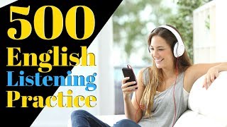 500 English Listening Practice 😀 Learn English Useful Conversation Phrases [upl. by Aztinay]