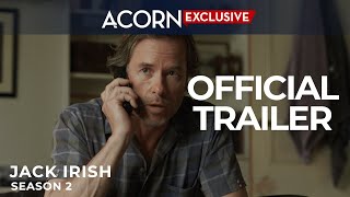 Acorn TV Exclusive  Jack Irish Season 2 Trailer [upl. by Ylrebma]