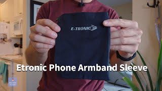 Etronic Phone Armband Sleeve Running Exercise Workout SHOULD YOU BUY [upl. by Aip]