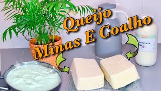 QUEIJO COALHO E QUEIJO MINAS mais fácil do mundo [upl. by Mlohsihc]