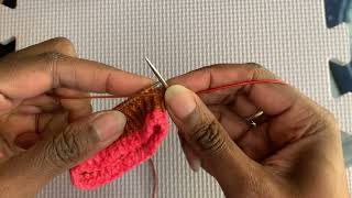 How I knit through the back loop as a tight knitter Ktbl knitting tricks [upl. by Aynik]