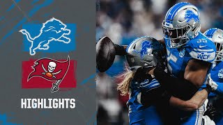 Defense SEALS the game with a CLUTCH interception  Lions vs Buccaneers Divisional Round highlights [upl. by Ihculo]