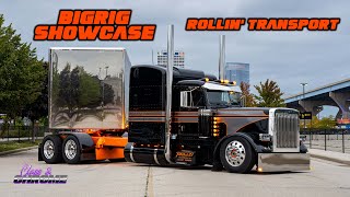 Rollin Transport Fully Custom Peterbilt 379 Walkaround [upl. by Lybis631]