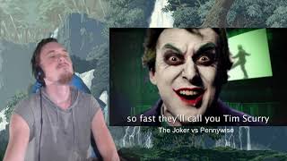 The Joker vs Pennywise Epic Rap Battles Of History Reaction [upl. by Siloa697]