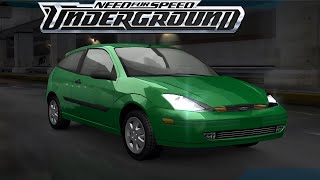 Ford Focus ZX3 2003  Customization And Test Drive  NFSU [upl. by Mansoor]