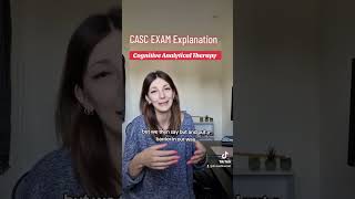 CASC Exam explanation  Cognitive analytical therapy [upl. by Ennagrom]