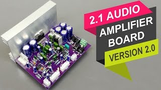 21 Audio Amplifier Board  Version 20  with TDA7377 IC DIY Hindi ELECTRO INDIA [upl. by Audri]