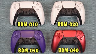 DualSense Revision Comparison BDM010 vs 020 vs 030 vs 040  PS5 Controller Versions [upl. by Reimer]