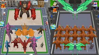 Merge Master King v xGodzilla Max Level Gameplay Free Gameplay [upl. by Sontag]