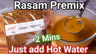 2 Mins Rasam  Just Add Hot Water  Healthy Tasty Rasam for Travel or Hostel  Instant Rasam Premix [upl. by Scott]