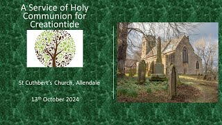 Harvest Service from St Cuthberts Allendale [upl. by Dorisa]