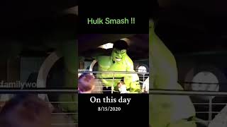 Hulk Smash shorts Marvel Superhero The Incredible Hulk faithfully recreated at Madame Tussauds [upl. by Piks]