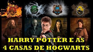 HARRY POTTER QUAL O SIGNIFICADO DAS CASAS DE HOGWARTS [upl. by Renie411]