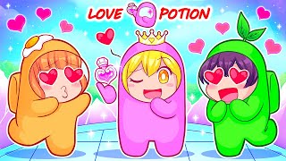 Among Us NEW LOVE POTION MOD [upl. by Georgette948]