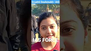 21 September 2022 IAS SRUSHTI DESHMUKH❤💐🎯 [upl. by Ynahpit693]