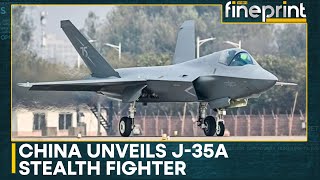 China Reveals J35A Stealth Fighter At Zhuhai Show  WION Fineprint [upl. by Carlyle]