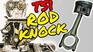 What Makes an Engine Rod Knock Noise  TSI TearDown [upl. by Alvar205]