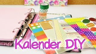 Kalender DIY  Woche gestalten mit neuen Stickern  Washi Tape  Mini Vintage HAUL [upl. by Siul]