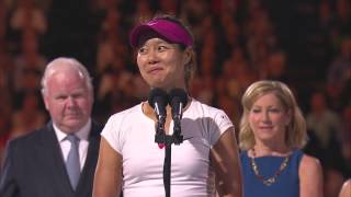 Li Nas Brilliant Winners Speech  Australian Open 2014 [upl. by Huber]