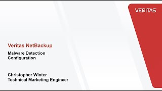 Veritas NetBackup Malware Detection Configuration [upl. by Tneicniv]