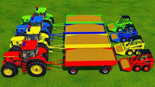 EXCAVATION OF COLORS  Manure Loading With Mini Loaders  Farming Simulator 22 [upl. by Anitsirt]