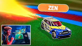 BEST OF ZEN IN RLCS  ROCKET LEAGUE RLCS BEST PLAYS [upl. by Tol]