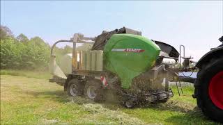 Fendt  Göweil  Fendt 4160  Ronde balen persen  Pressing bales  Rundballen pressen  Silage [upl. by Anissa254]