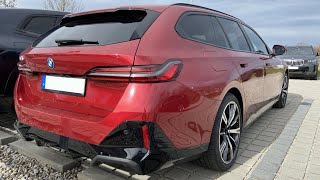 2024 BMW i5 eDrive40 Touring G61 in Fire Red metallic [upl. by Toscano780]