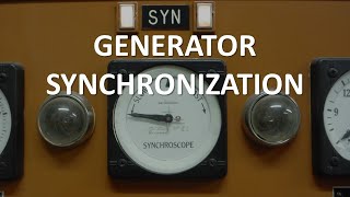 Generator Synchronization Full Lecture [upl. by Eeralih124]