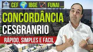 CONCORDÂNCIA verbal e nominal 🥰 QUESTÕES da Banca Cesgranrio Descomplicadas para sua Preparação [upl. by Cecile860]