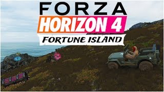 HOW TO SOLVE THE JEEP RIDDLE amp FIND THE 6TH TREASURE  Forza Horizon 4 Fortune Island Gameplay [upl. by Aggy]