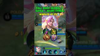 81 Winrate Estes  Estes Support terbaik  Full Build Global 3 Estes  MLBBtopglobalmlbbestes [upl. by Rubenstein79]