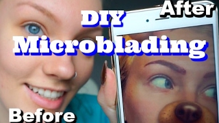 DIY Microblading at home [upl. by Zaid]