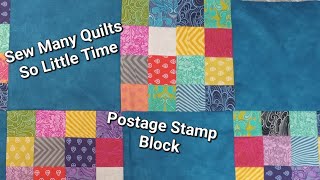 Postage Stamp Block Quilt [upl. by Dyraj]