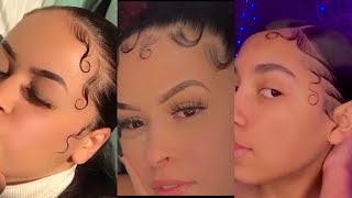 COMO HACER LOS BABY HAIR EDGES TUTORIAL 👱🏼‍♀️👩🏻‍🦱 parte 2 [upl. by Poree416]