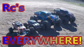 Traxxas XMaxx 8s Bashing on 8s With 2046 Gearing [upl. by Latimore148]