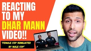 FEMALE COP Humiliated By Male Cop  REACTING to Myself on Dhar Mann   Vinn Sander [upl. by Arocet]