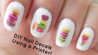 DIY Nail Art Decals Using a Printer [upl. by Azpurua]